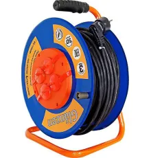 Удлинитель Glanzen EB-50-009 50 м, оранжевый