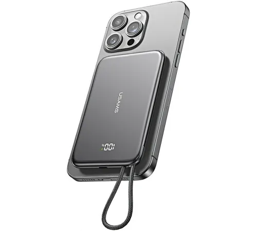 Внешний аккумулятор Usams CD227 5000mAh темно-серый
