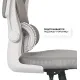 Офисное кресло byRoom Office Сhallenge HS-6305W-2-G серый