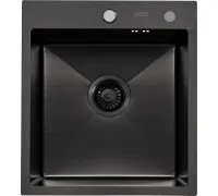 Кухонная мойка ARFEKA ECO AR 450*500 BLACK PVD NANO DECOR