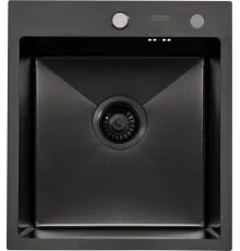 Кухонная мойка ARFEKA ECO AR 450*500 BLACK PVD NANO DECOR
