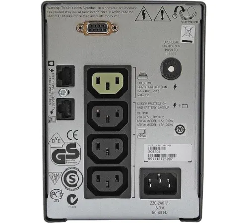 Источник бесперебойного питания  APC Smart-UPS SC 620VA SC620I