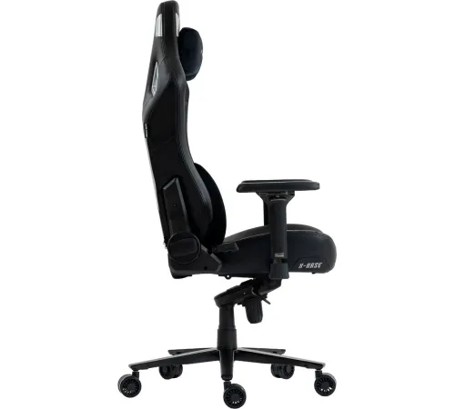 Игровое геймерское кресло Evolution Nomad PRO X-Base Black-Silver черный/серебристый