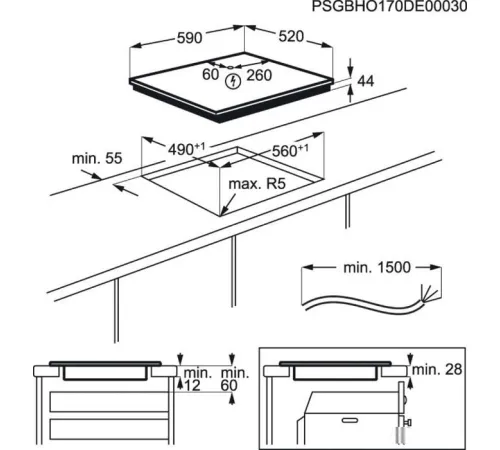 Варочная панель AEG IKB64410FB
