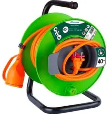 Удлинитель на катушке Electraline 49064 40 м, зеленый