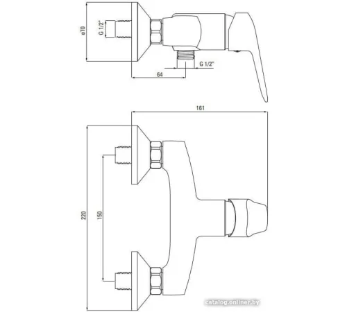 Смеситель Deante Boro BMO 040M