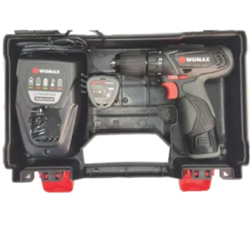 Дрель-шуруповерт Wumax ABS 12 Power Classic 5717512112 с 2-мя АКБ, кейс