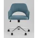 Офисное кресло Stool Group Кларк Clarkson Tweed Blue рогожка, синий