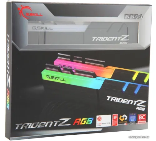 Оперативная память G.Skill Trident Z RGB 2x16ГБ DDR4 4600 МГц F4-4600C20D-32GTZR