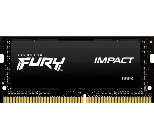 Оперативная память Kingston FURY Impact 16GB DDR4 SODIMM PC4-25600 KF432S20IB/16