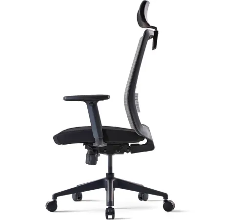 Кресло Bestuhl S30 Black Pl с подголовником черный