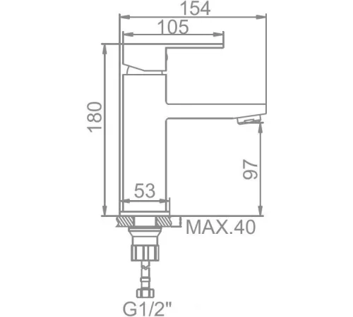 Смеситель Ledeme H716 L71016