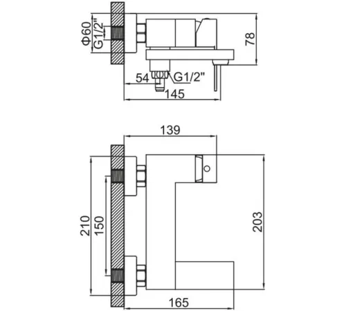 Смеситель Ledeme L73125D
