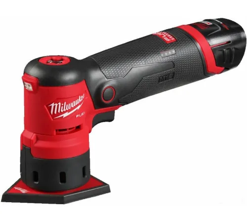 Дельташлифмашина Milwaukee M12FDSS-422X 4933479681 с 2-мя АКБ 2 Ач, 4 Ач