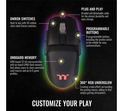 Игровая мышь Thermaltake Argent M5 RGB