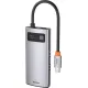 Док-станция Baseus Metal Gleam Series 4 in 1 Multifunctional Type-C CAHUB-CY0G