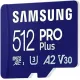 Карта памяти Samsung PRO Plus microSDXC 512GB MB-MD512SA с адаптером