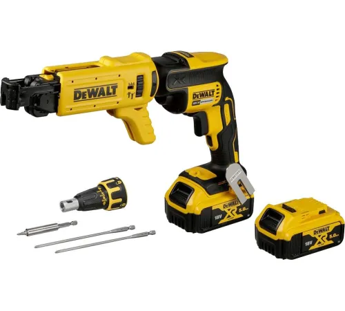 Шуруповерт для гипсокартона DeWalt DCF620P2K с 2-мя АКБ, кейс