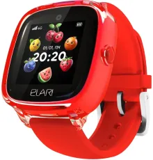 Детские умные часы Elari KidPhone Fresh 4G красный