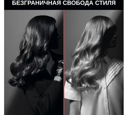 Круглая  плойка Rowenta Karl Lagerfeld CF323LF0