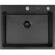Кухонная мойка ARFEKA Eco AR мойка 600*500, коландер G, дозатор Black