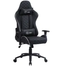 Кресло CACTUS CS-CHR-030BLS черный/серебристый