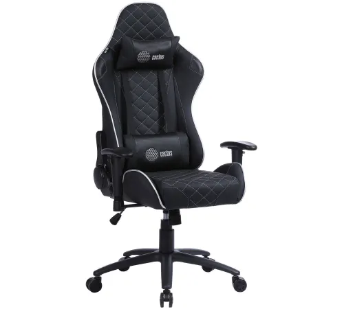 Кресло CACTUS CS-CHR-030BLS черный/серебристый