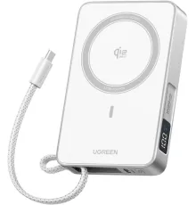 Внешний аккумулятор Ugreen MagFlow PB773 10000mAh белый