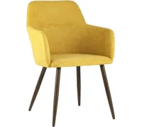 Стул с подлокотниками Stool Group Кинг желтый