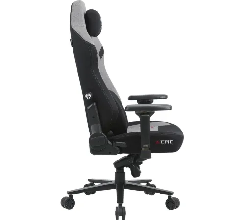 Игровое геймерское кресло Evolution Epic Fabric серый/черный