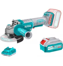 Угловая шлифмашина Total TAGLI2111561 с 1-им АКБ, кейс
