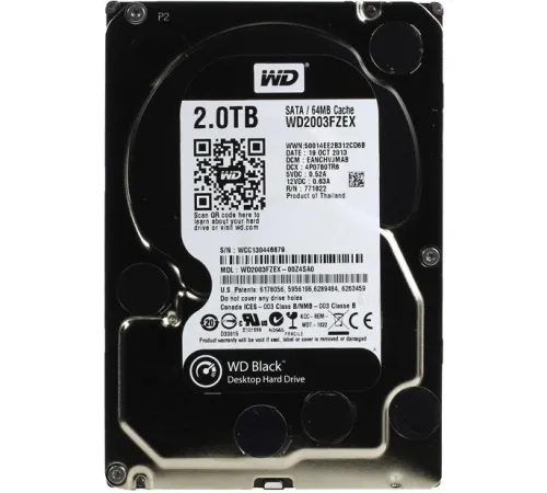 Жесткий диск  WD Black 2TB WD2003FZEX