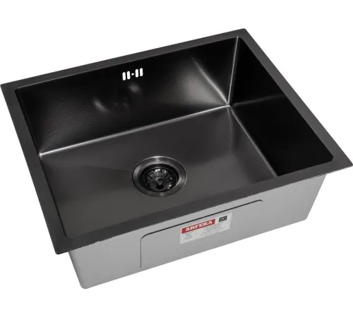 Кухонная мойка ARFEKA ECO AR 550*450 BLACK PVD NANO DECOR