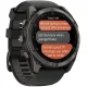 Умные часы Garmin Fenix 8 Pro 51 мм серый, черный силиконовый ремешок