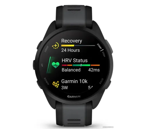 Умные часы Garmin Forerunner 165 черный/сланцево-серый
