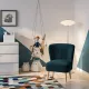 Интерьерное кресло Mio Tesoro Унельма Twist 12 Petrol Turquoise