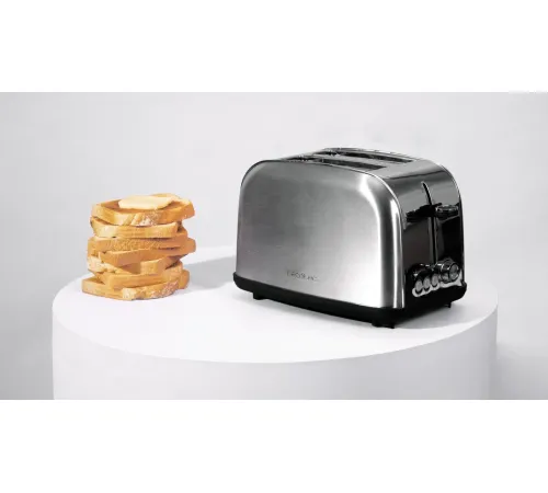 Тостер Cecotec Toastin' Time 850 Inox Lite