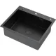 Кухонная мойка ARFEKA Eco AR 600*500 POP-UP BLACK PVD NANO DECOR