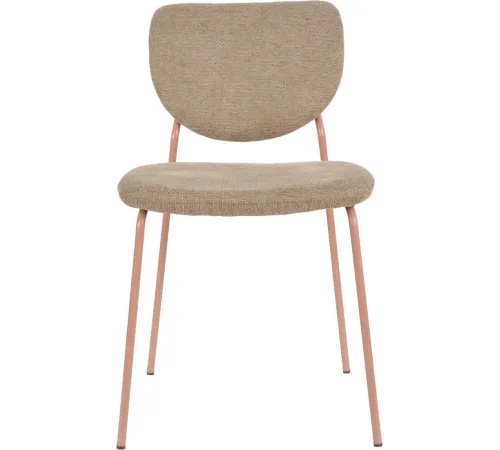 Стул Stool Group Gigi DRC-9155 коричневый/ножки розовые