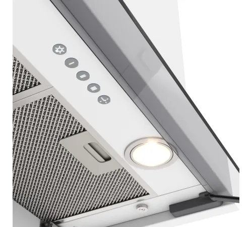 Кухонная вытяжка Elikor Sense Glass 60П-1000 229362 белый/белое стекло