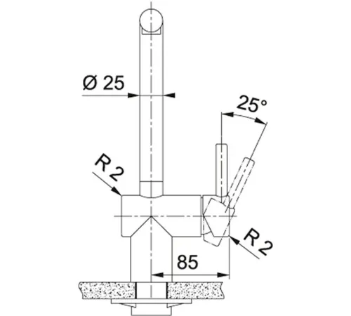 Смеситель Franke Atlas Neo Pull Out черный