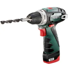 Дрель-шуруповерт Metabo PowerMaxx BS Basic 600984500 с 2-мя АКБ, кейс
