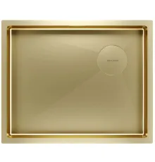 Кухонная мойка Paulmark NEXT-SKEW 54 UNI PM885444-BG золото/брашированное золото