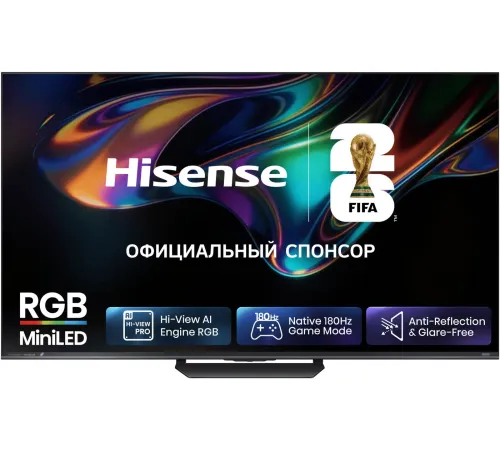 RGB miniLED телевизор Hisense 75UR8S