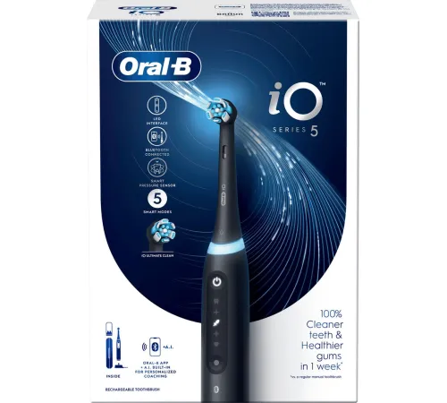 Электрическая зубная щетка Oral-B iO 5 iOG5.1B6.2DK черный
