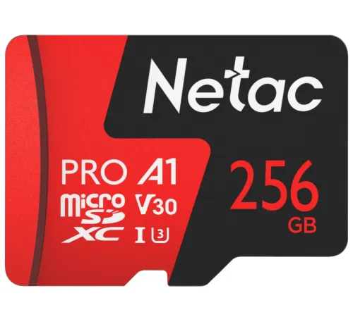 Карта памяти Netac 256GB 500 Extreme Pro NT02P500PRO-256G-R с адаптером
