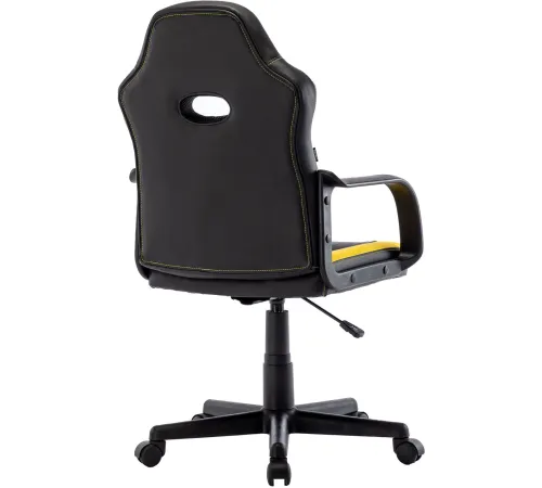 Кресло Brabix GM-202 черный/желтый