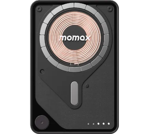 Внешний аккумулятор Momax 1-Power X Pro Magnetic Built-In USB-C IP131 5000mAh черный