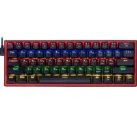 Клавиатура Redragon Fizz Redragon Red, черный/красный