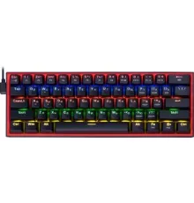Клавиатура Redragon Fizz Redragon Red, черный/красный